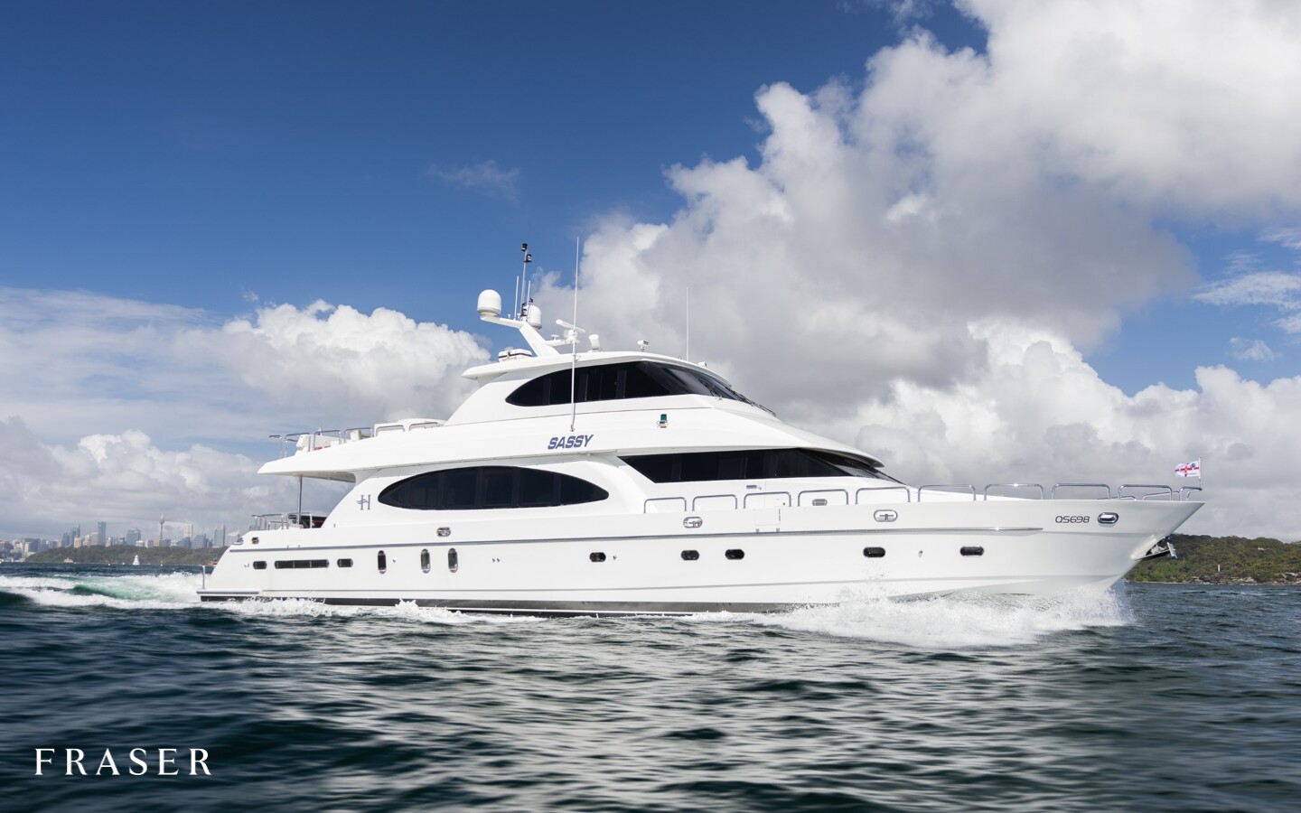 SASSY motor yacht for Sale by Fraser Yachts, built by HARGRAVE