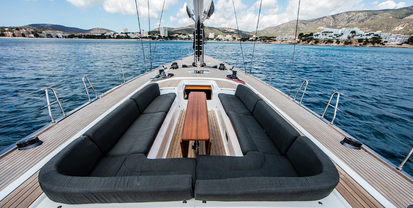 Aboard GREY GOOSE a 81ft (24.89m) luxury sailing yacht , built by NAUTOR’S SWAN in 2006