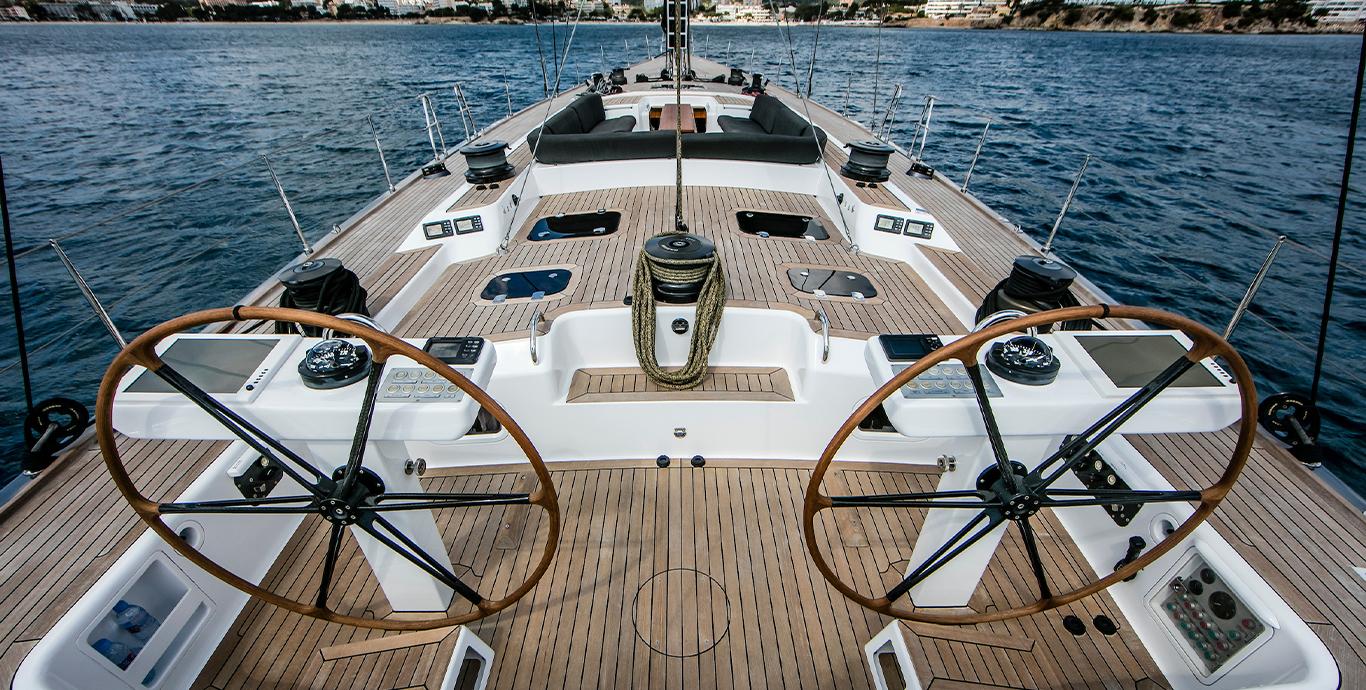 Aboard GREY GOOSE a 81ft (24.89m) luxury sailing yacht , built by NAUTOR’S SWAN in 2006