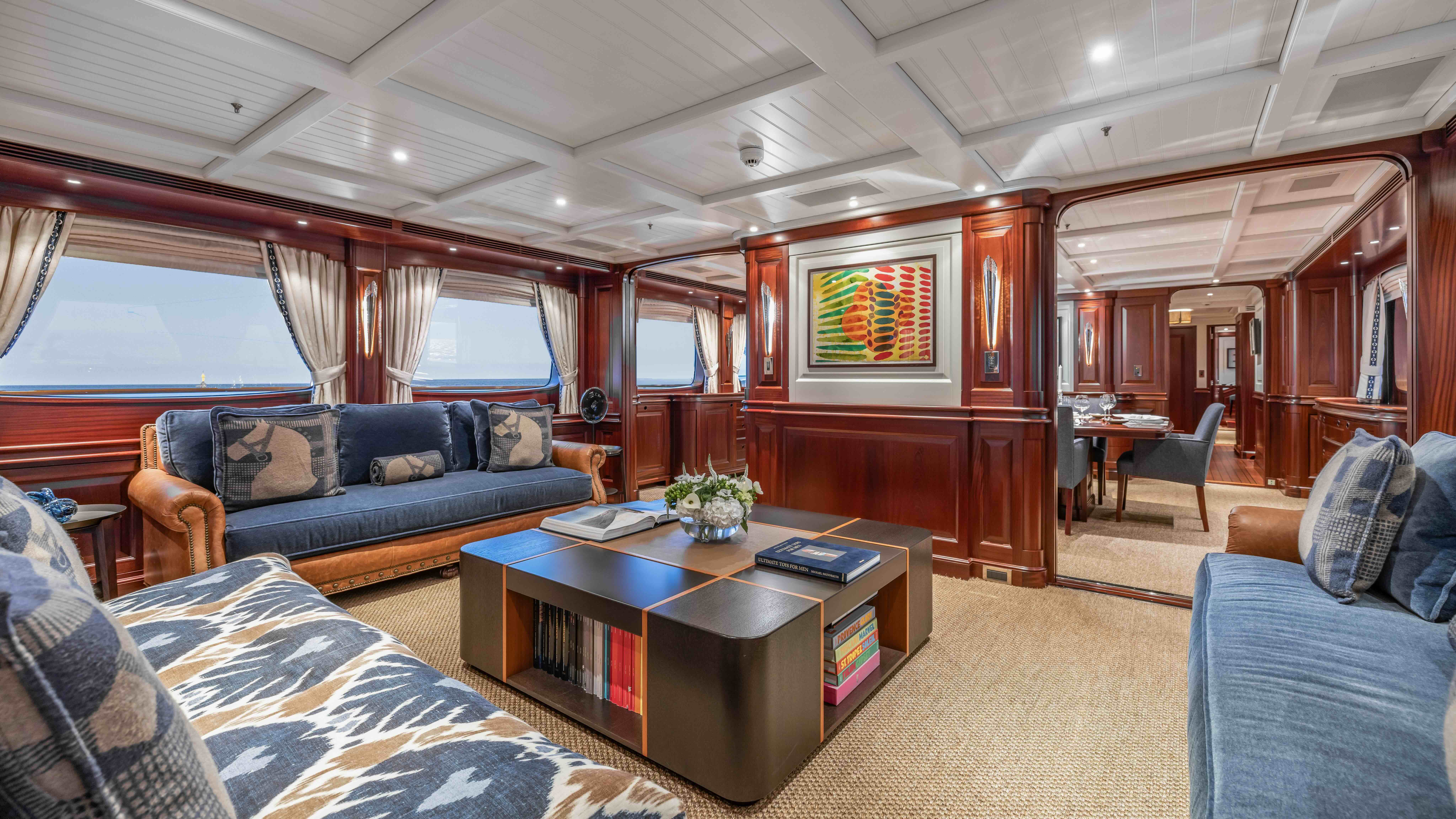 Aboard AWATEA a 147ft (45m) luxury motor yacht for Sale available with Fraser Yachts, built by ROYAL HAKVOORT SHIPYARD in 2008