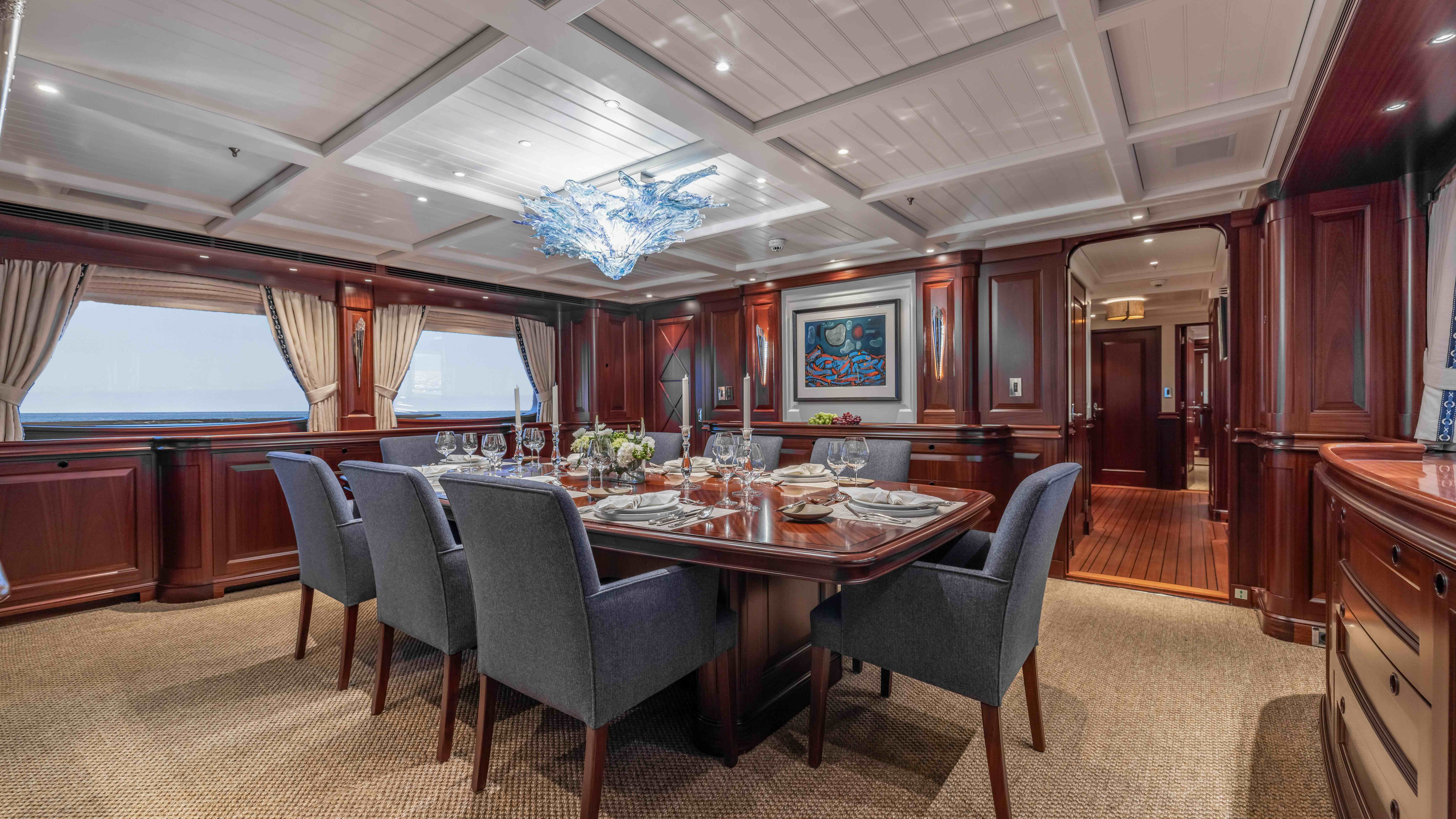 Aboard AWATEA a 147ft (45m) luxury motor yacht for Sale available with Fraser Yachts, built by ROYAL HAKVOORT SHIPYARD in 2008