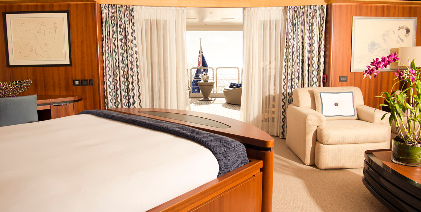 Aboard MY SPIRIT a 115ft (35.05m) luxury motor yacht , built by NEW ZEALAND in 2005