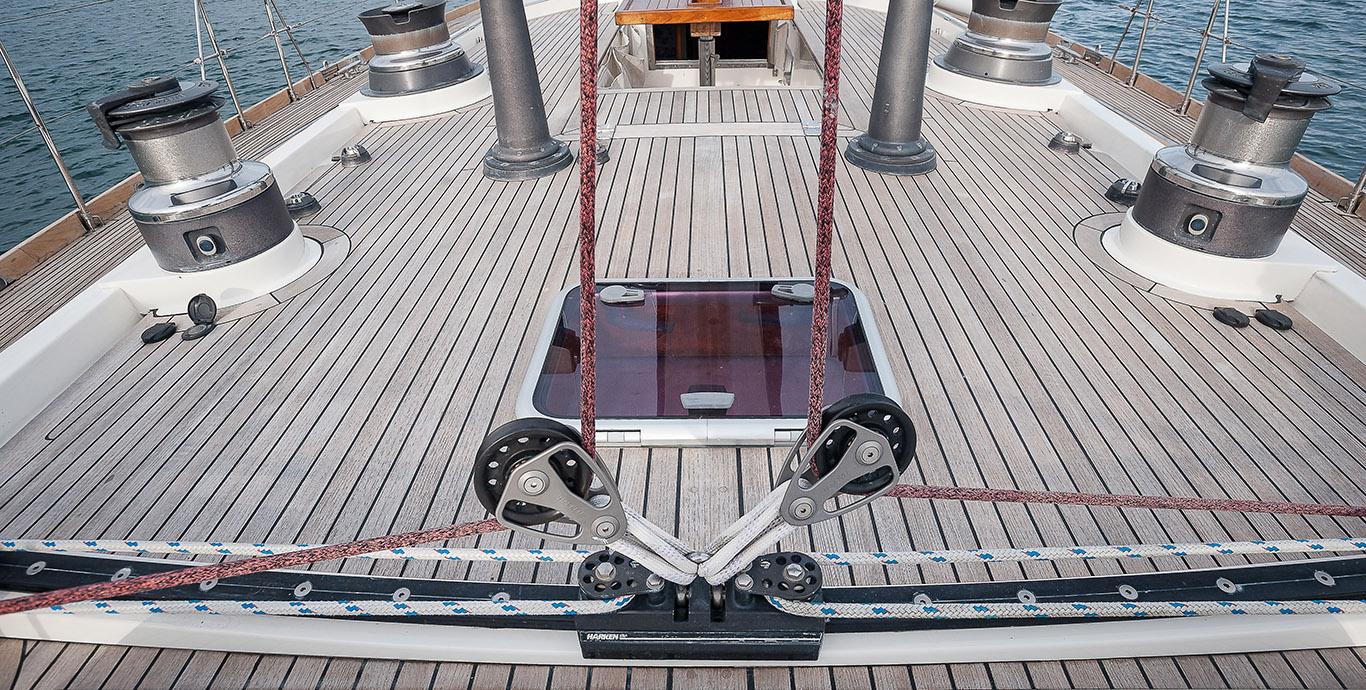 Aboard SECOND WIND a 65ft (19.99m) luxury sailing yacht , built by NAUTOR’S SWAN in 1984