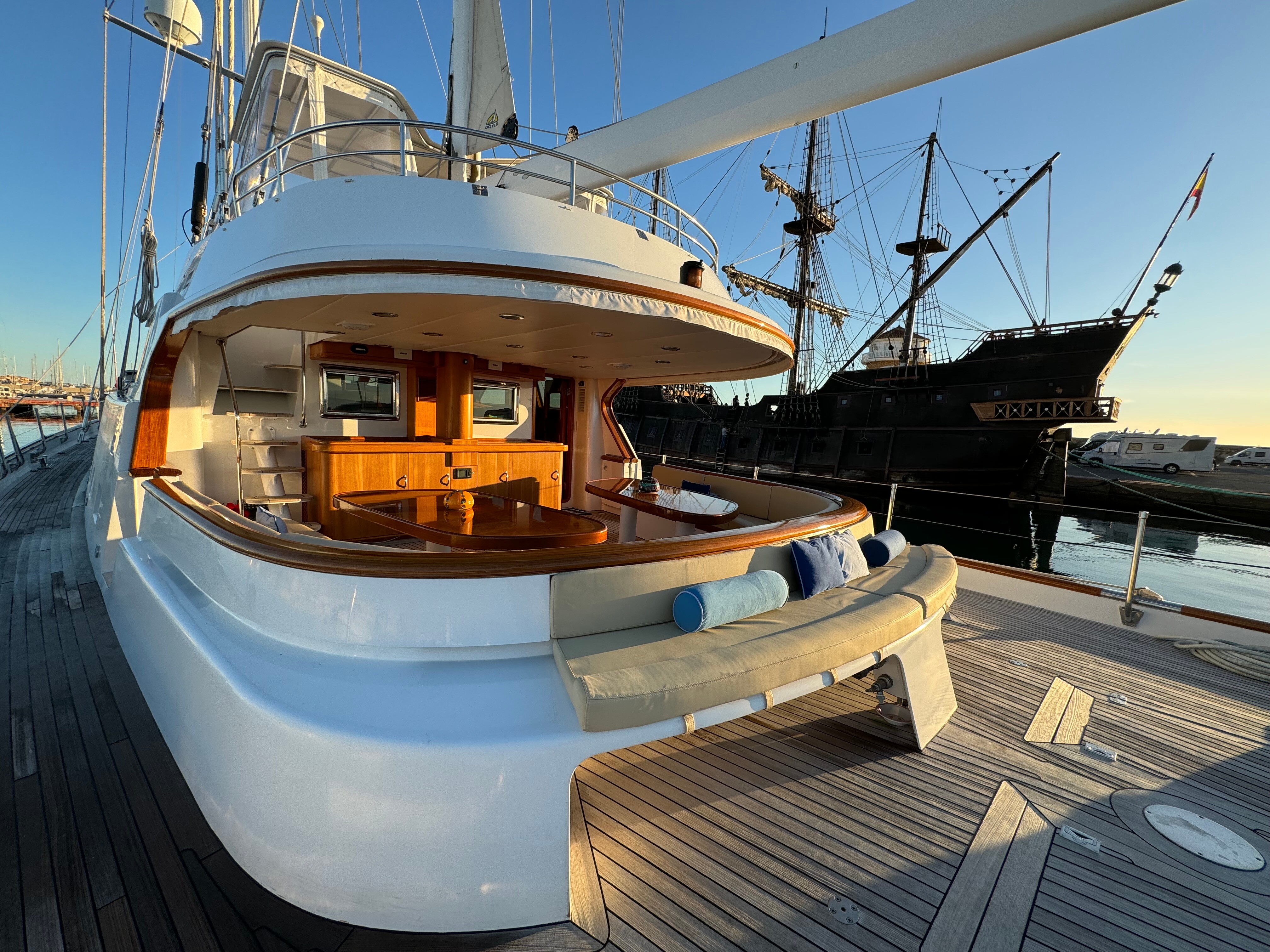 BINZIYAD sailing yacht  by Fraser Yachts, built by ORTONA NAVI