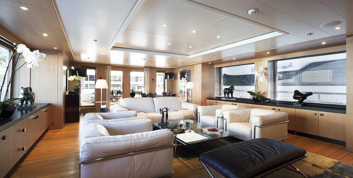 Aboard LADY BRAVE a 171ft (52.3m) luxury motor yacht , built by AMELS in 2008