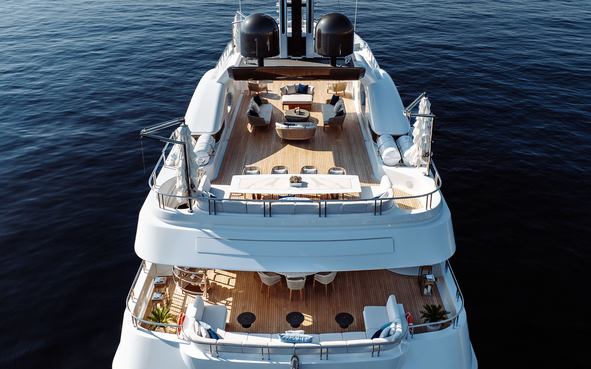 Aboard SAMIRA a 180ft (55m) luxury motor yacht for Charter available with Fraser Yachts, built by AMELS in 2003
