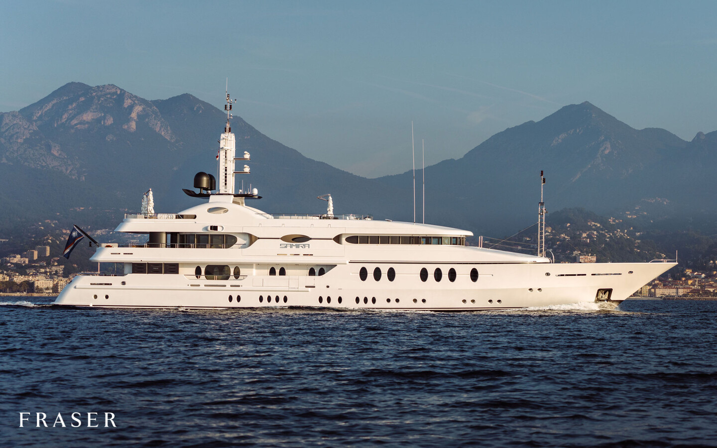 Aboard SAMIRA a 180ft (55m) luxury motor yacht for Charter available with Fraser Yachts, built by AMELS in 2003