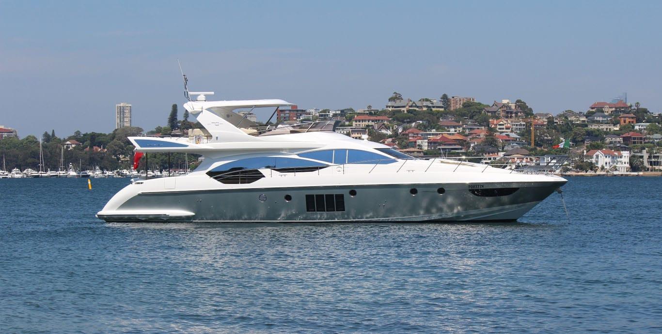 Aboard PLAN D a 70ft (21.62m) luxury motor yacht , built by AZIMUT in 2015