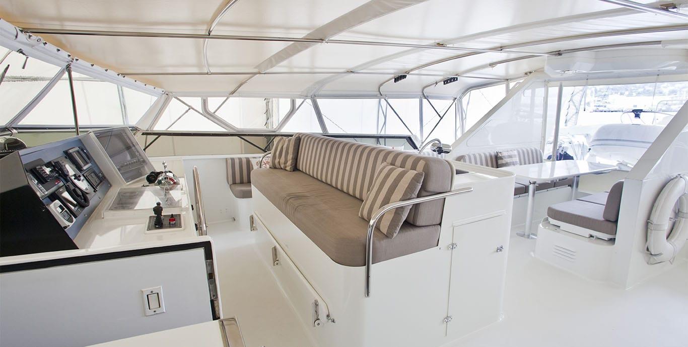 Aboard GOLDEN EAGLE a 98ft (29.87m) luxury motor yacht , built by BROWARD in 1989