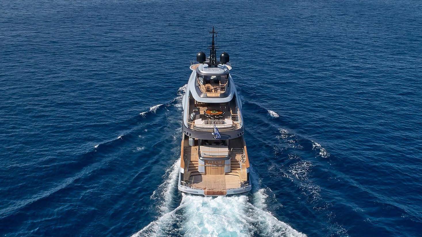 Aboard GECO a 181ft (55.2m) luxury motor yacht , built by ADMIRAL in 2020