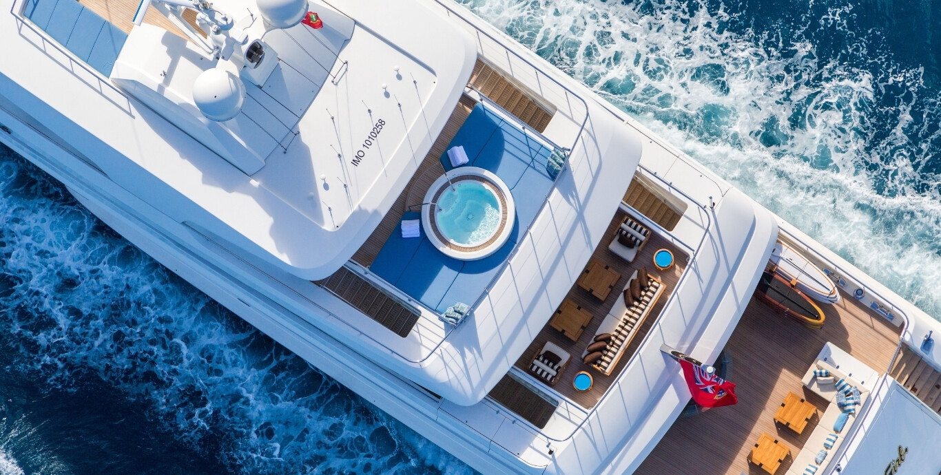 Aboard NORA a 205ft (62.48m) luxury motor yacht , built by ICON YACHTS in 2013