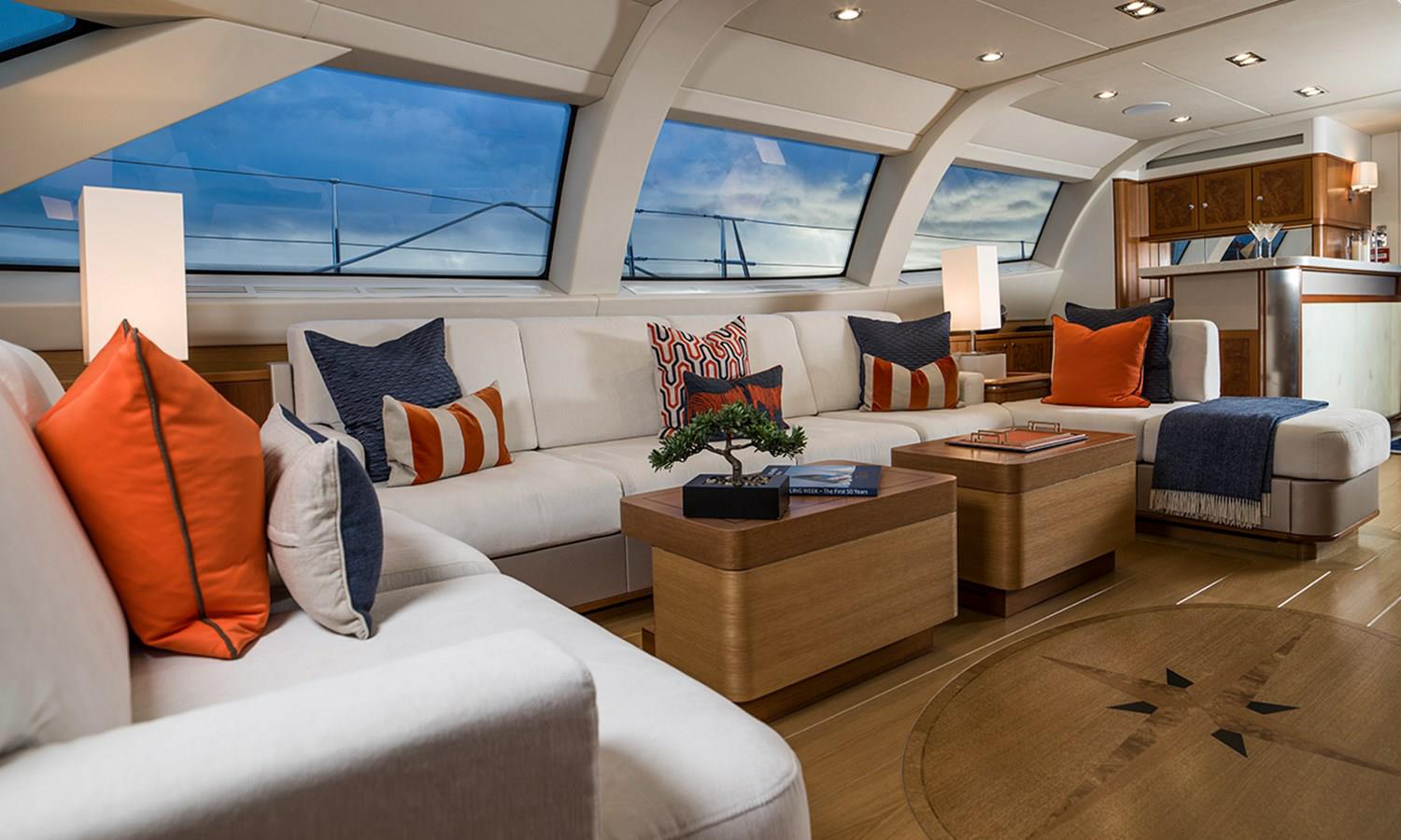 Aboard TWILIGHT II a 125ft (38.14m) luxury sailing yacht , built by OYSTER YACHTS in 2013