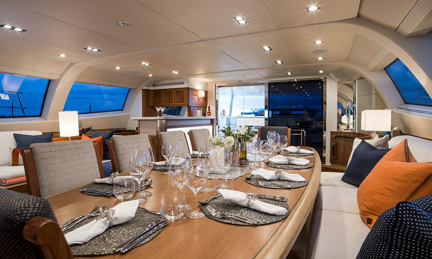 Aboard TWILIGHT II a 125ft (38.14m) luxury sailing yacht , built by OYSTER YACHTS in 2013
