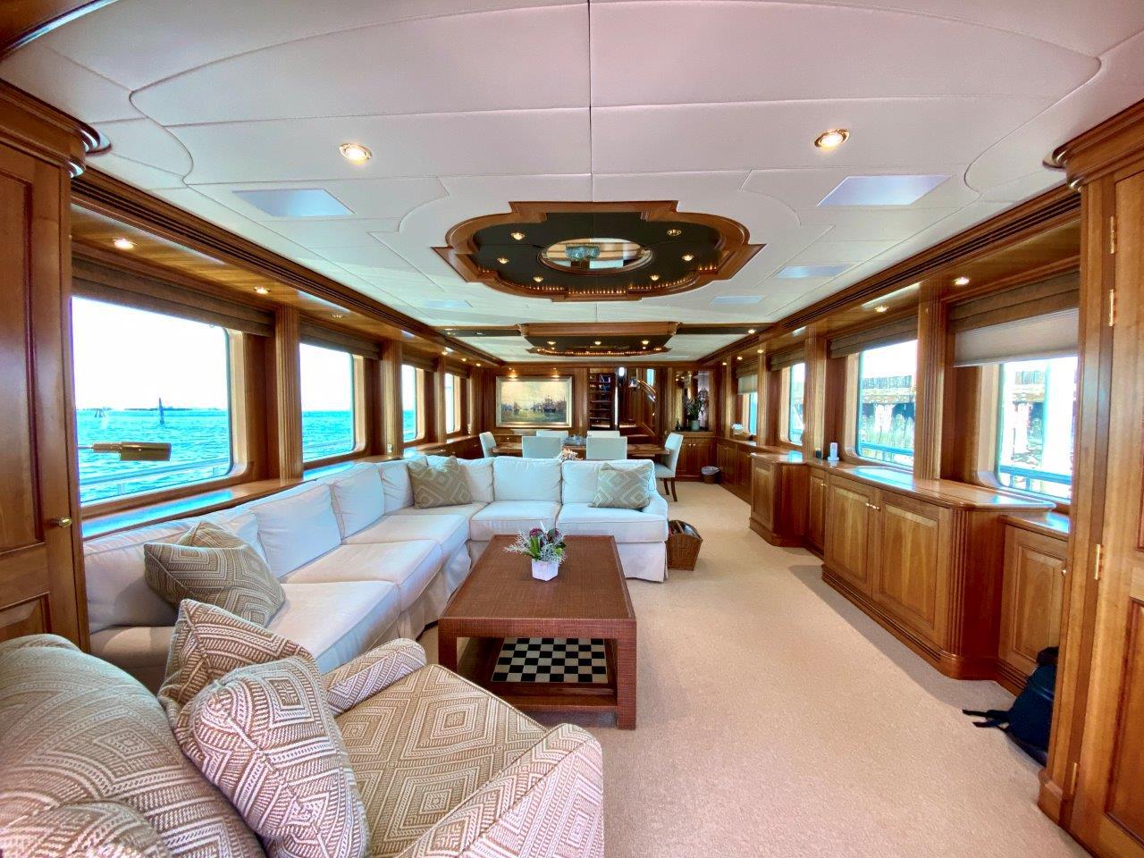 Aboard COASTAL DRIFTER a 96ft (29.26m) luxury motor yacht , built by BLOEMSMA & VAN BREEMAN in 2003