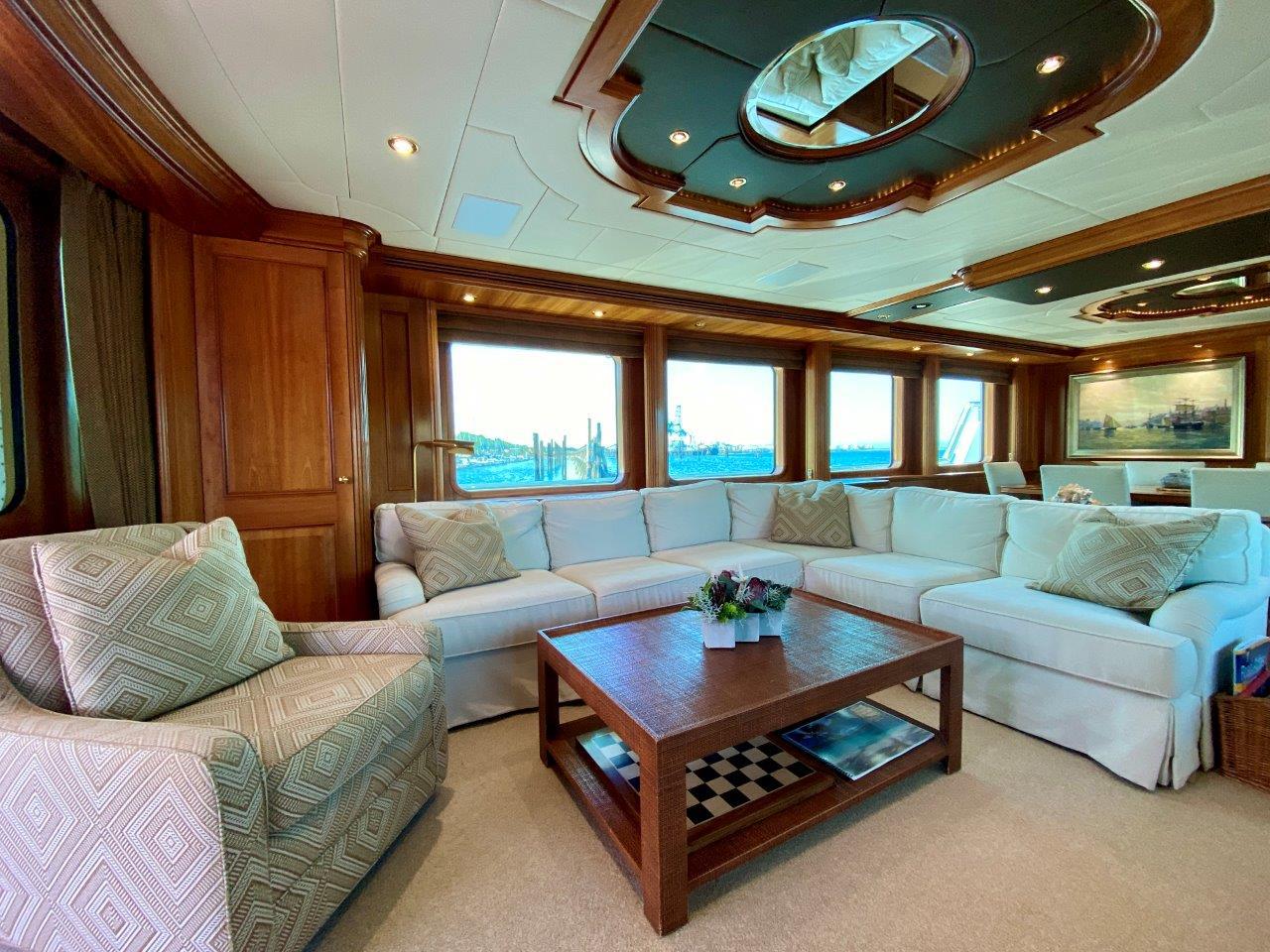 Aboard COASTAL DRIFTER a 96ft (29.26m) luxury motor yacht , built by BLOEMSMA & VAN BREEMAN in 2003