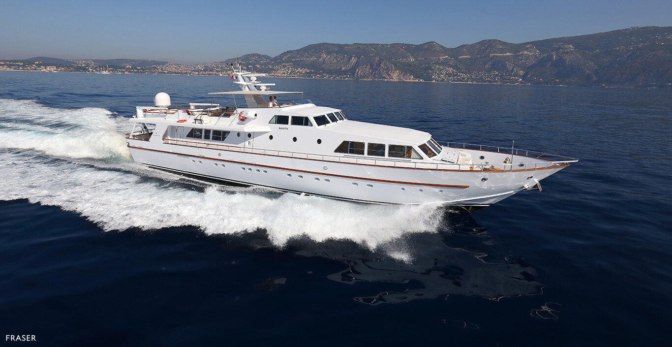 NAUTA motor yacht for sale by FRASER, built by Baglietto