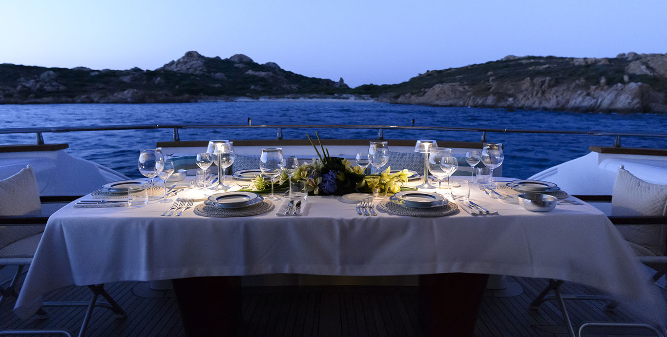 Aboard AMAYA a 105ft (32m) luxury motor yacht , built by MAIORA in 2001