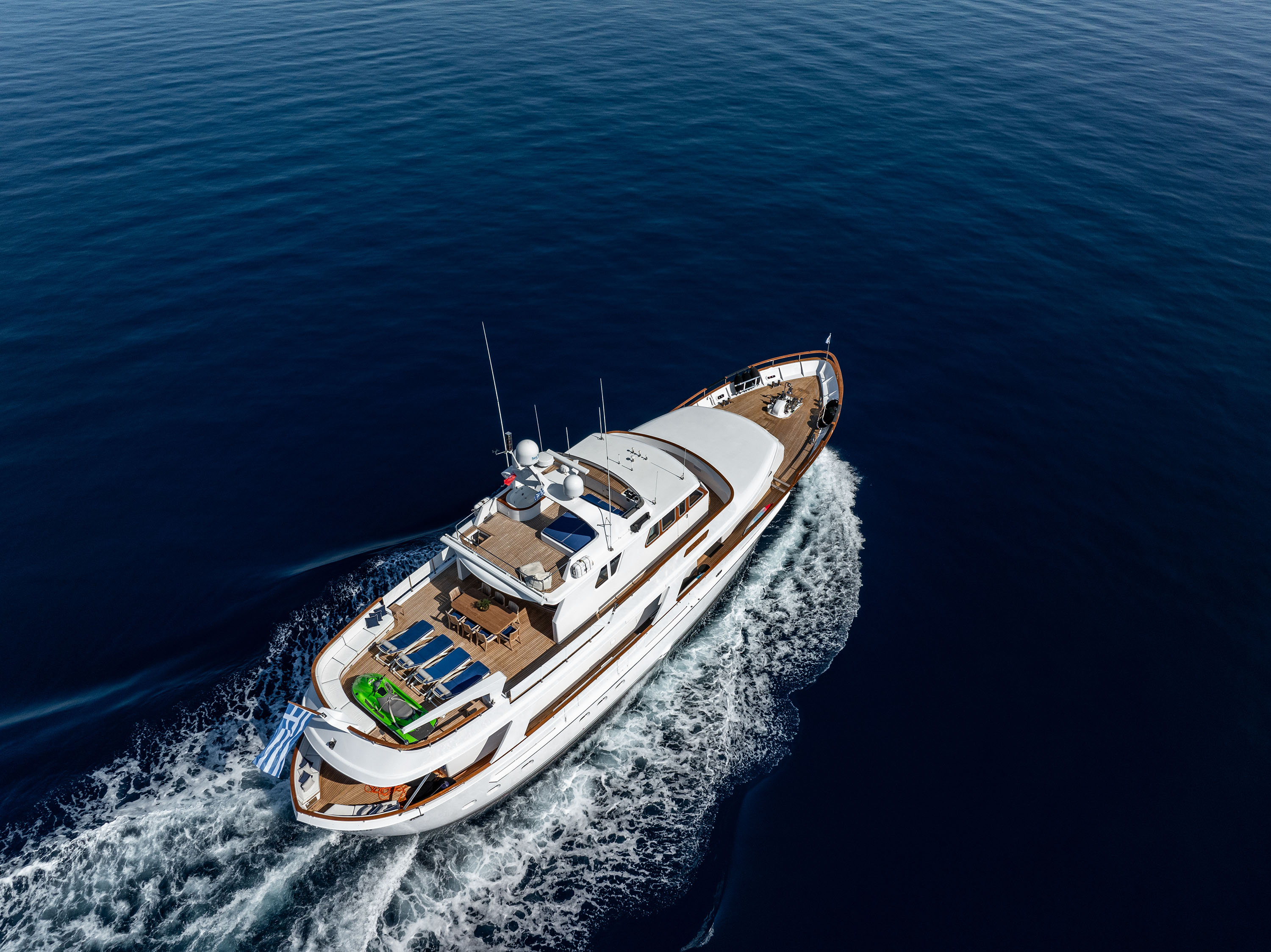 Aboard SUNCOCO a 103ft (31.4m) luxury motor yacht for Charter available with Fraser Yachts, built by LOWLAND YACHTS in 1992