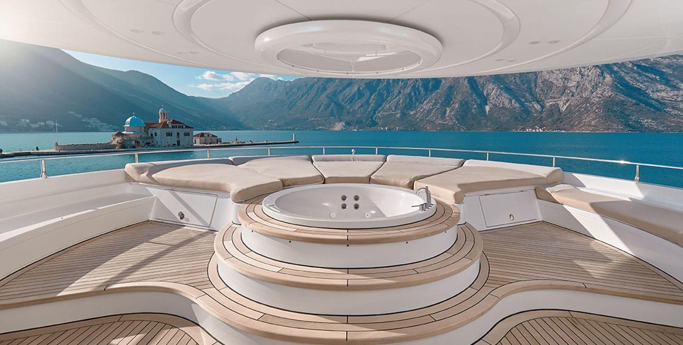 Aboard VERA a 148ft (45.16m) luxury motor yacht , built by ORKUN YACHTING in 2012