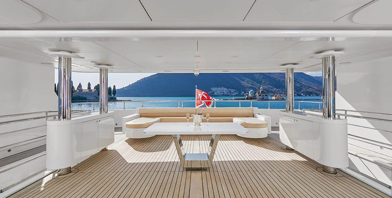 Aboard VERA a 148ft (45.16m) luxury motor yacht , built by ORKUN YACHTING in 2012