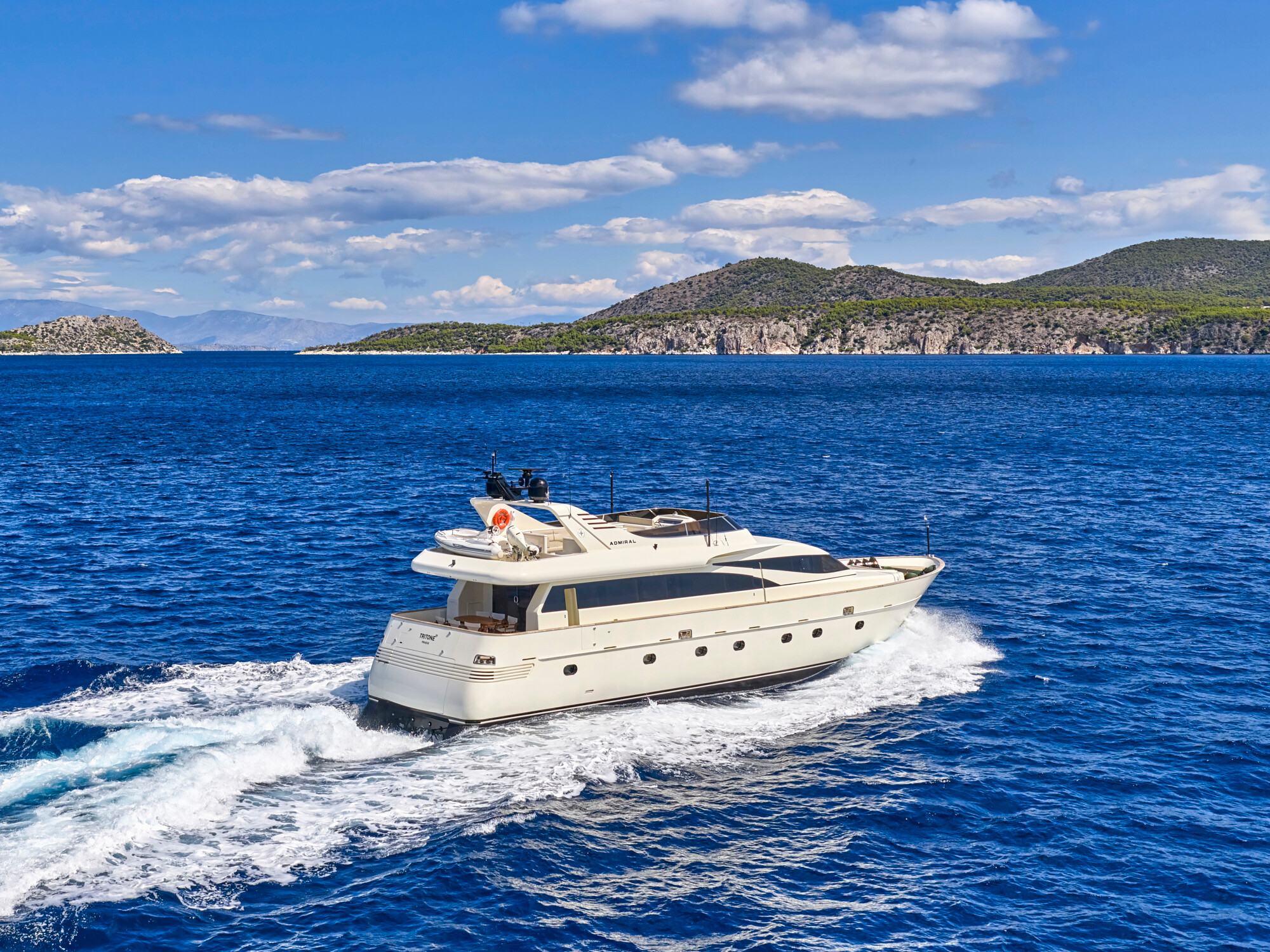 TRITONE motor yacht for Sale & Charter by Fraser Yachts, built by ADMIRAL YACHTS