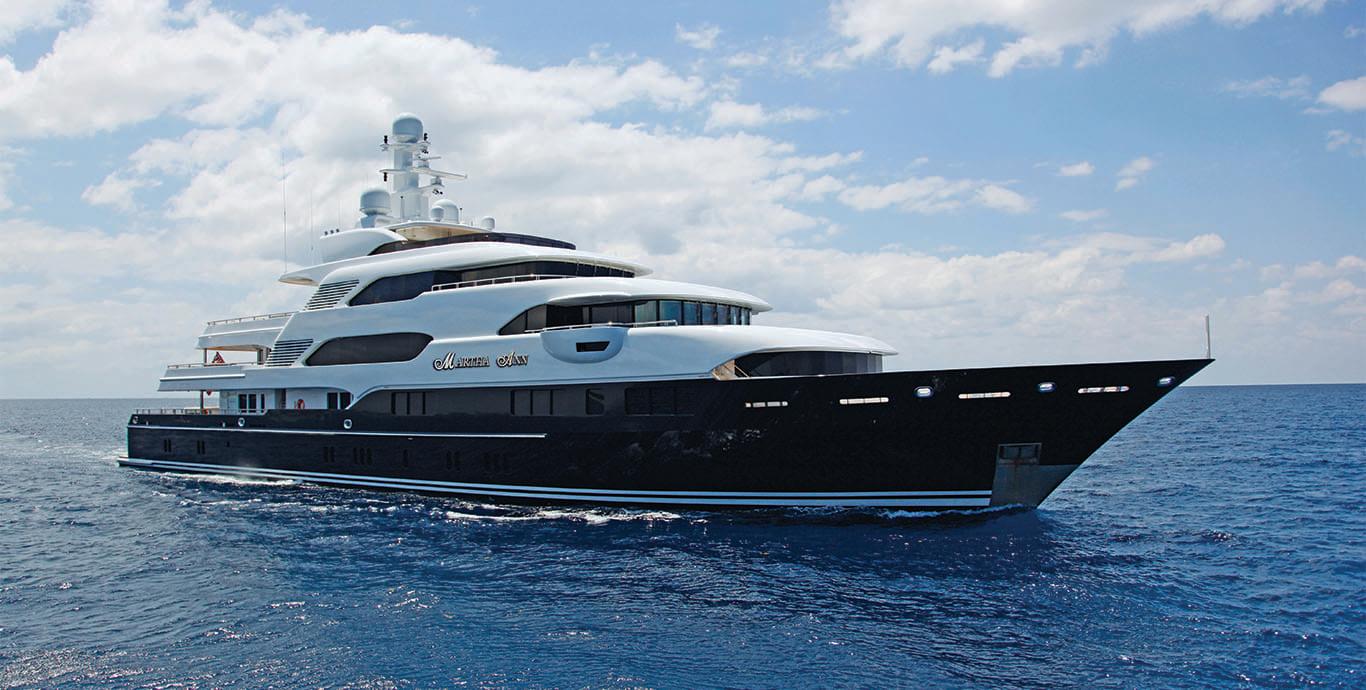 Aboard HORIZONS III a 230ft (70.1m) luxury motor yacht , built by LüRSSEN in 2008