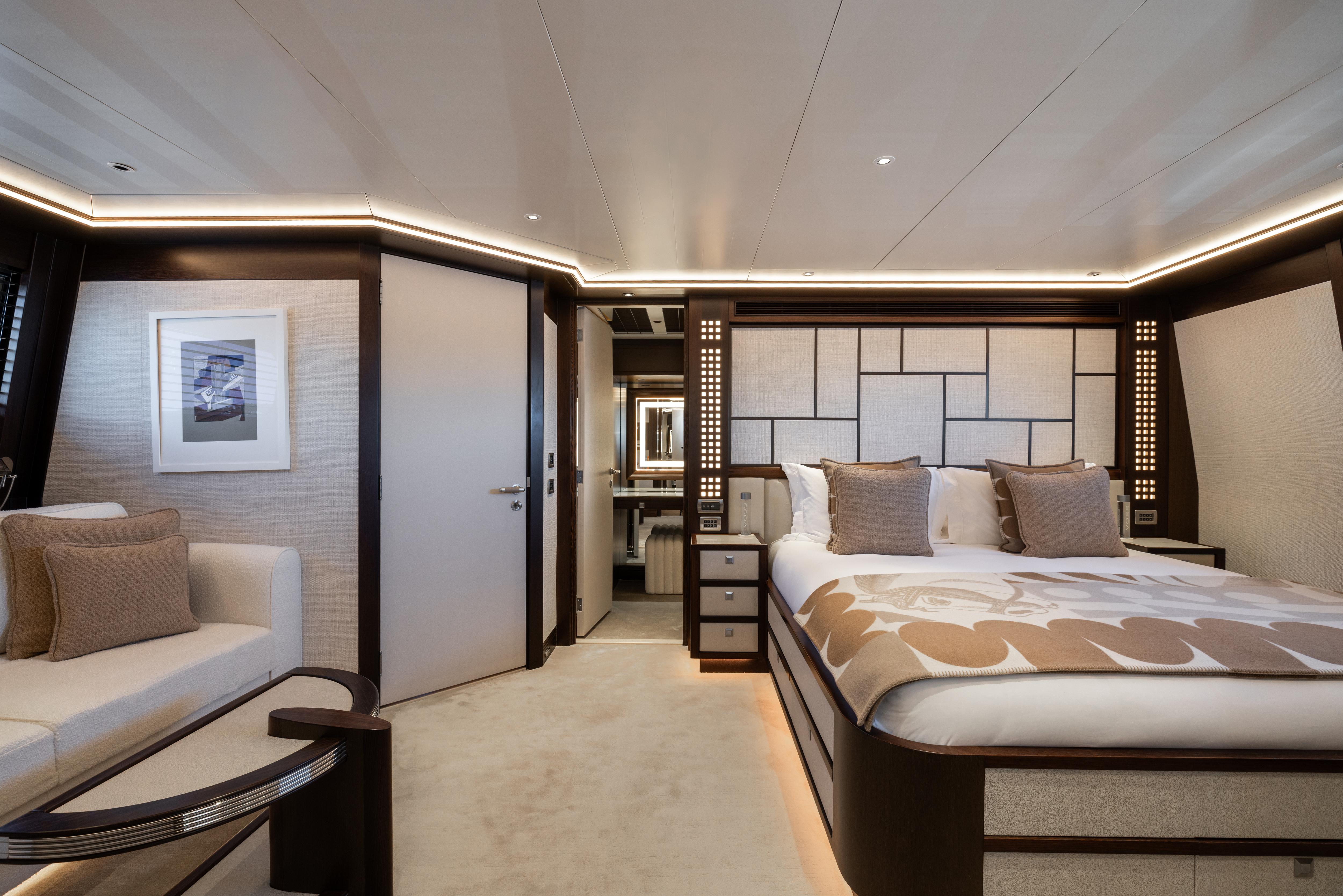 AURA motor yacht for Charter by Fraser Yachts, built by ALLOY YACHTS