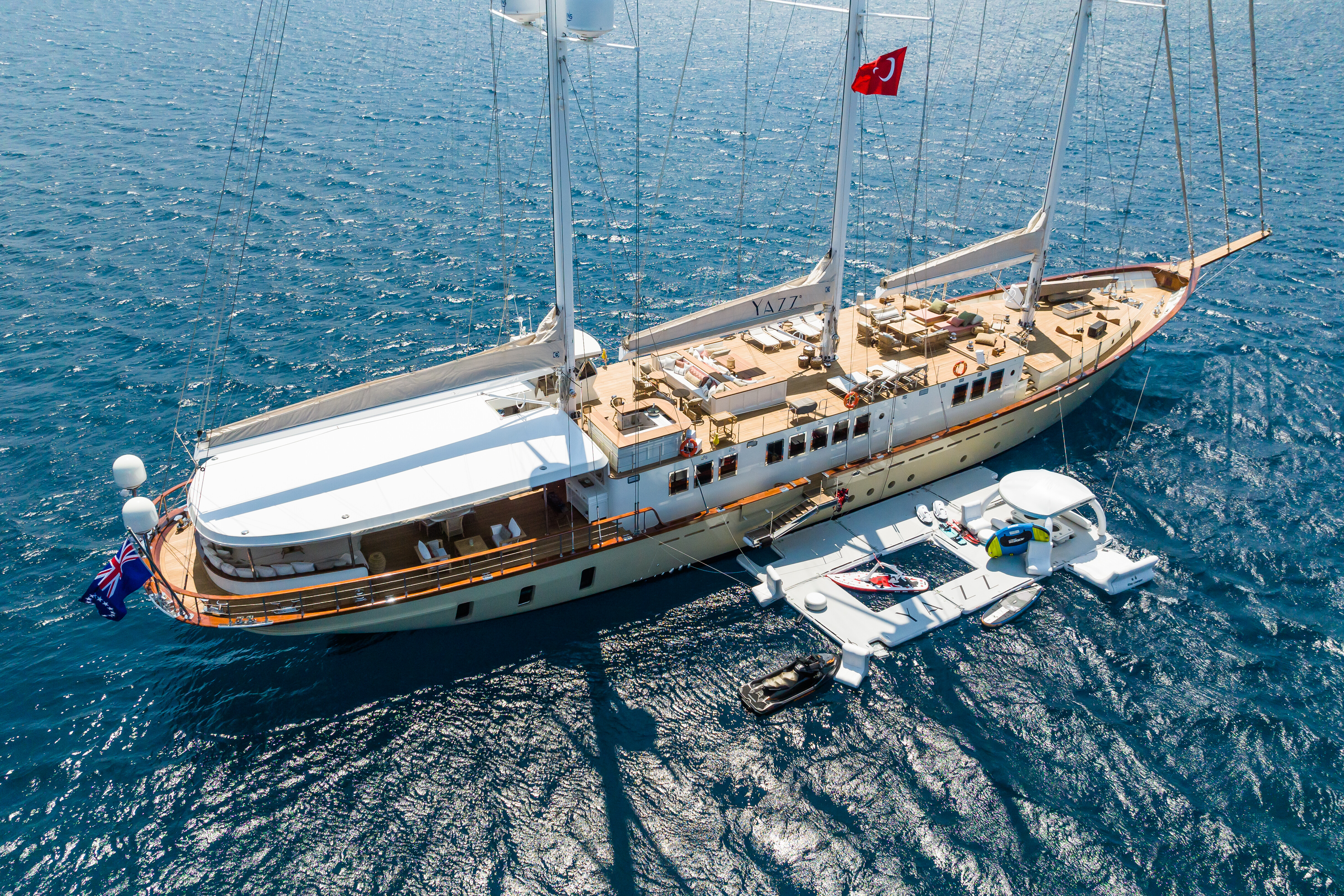 YAZZ sailing yacht for Sale & Charter by Fraser Yachts, built by AEGEAN YACHT