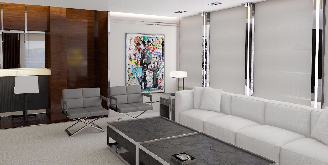 Aboard SERENITY a 236ft (72m) luxury motor yacht , built by AUSTAL in 2003