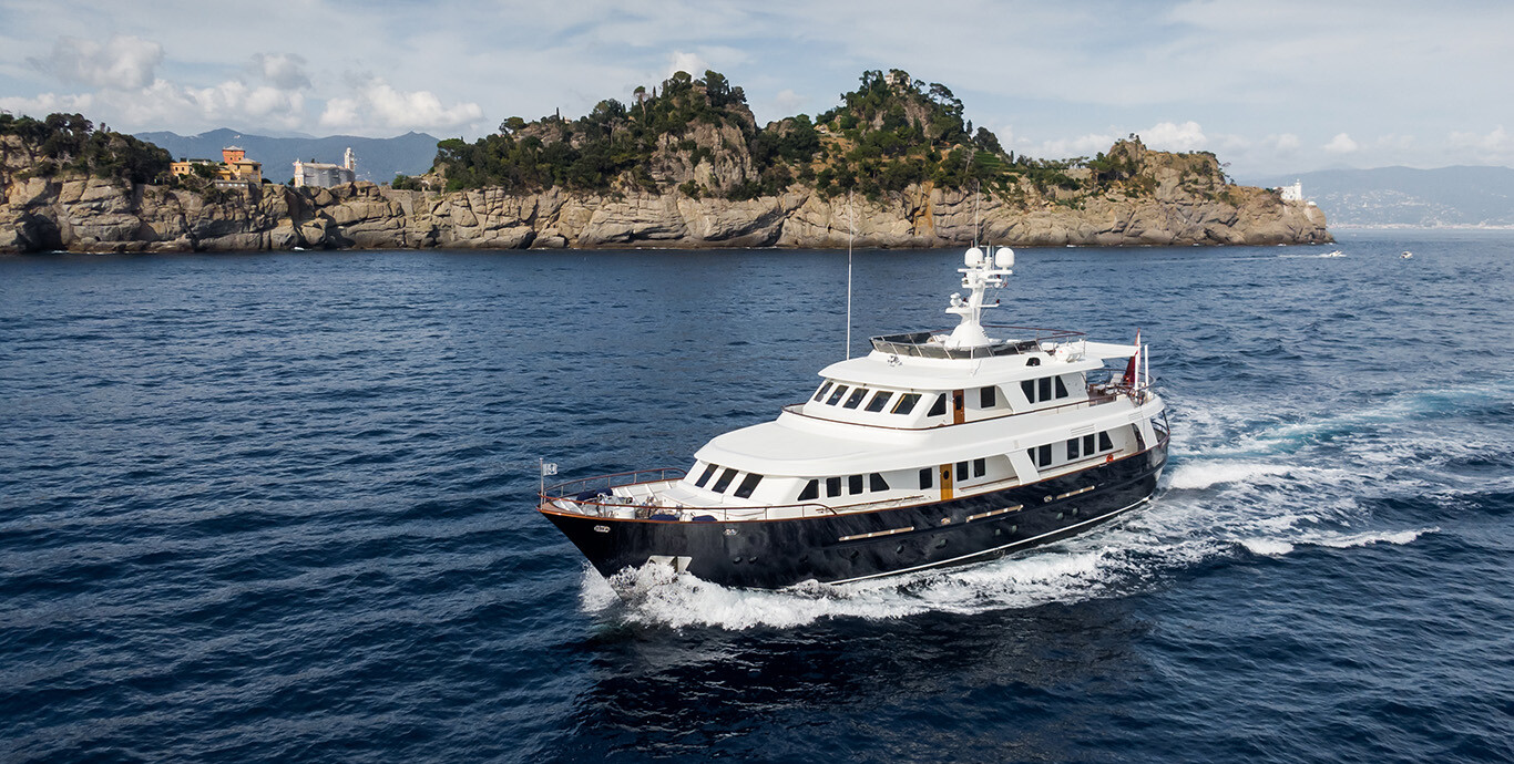 Aboard ELENI a 110ft (33.7m) luxury motor yacht , built by CBI NAVI in 2004