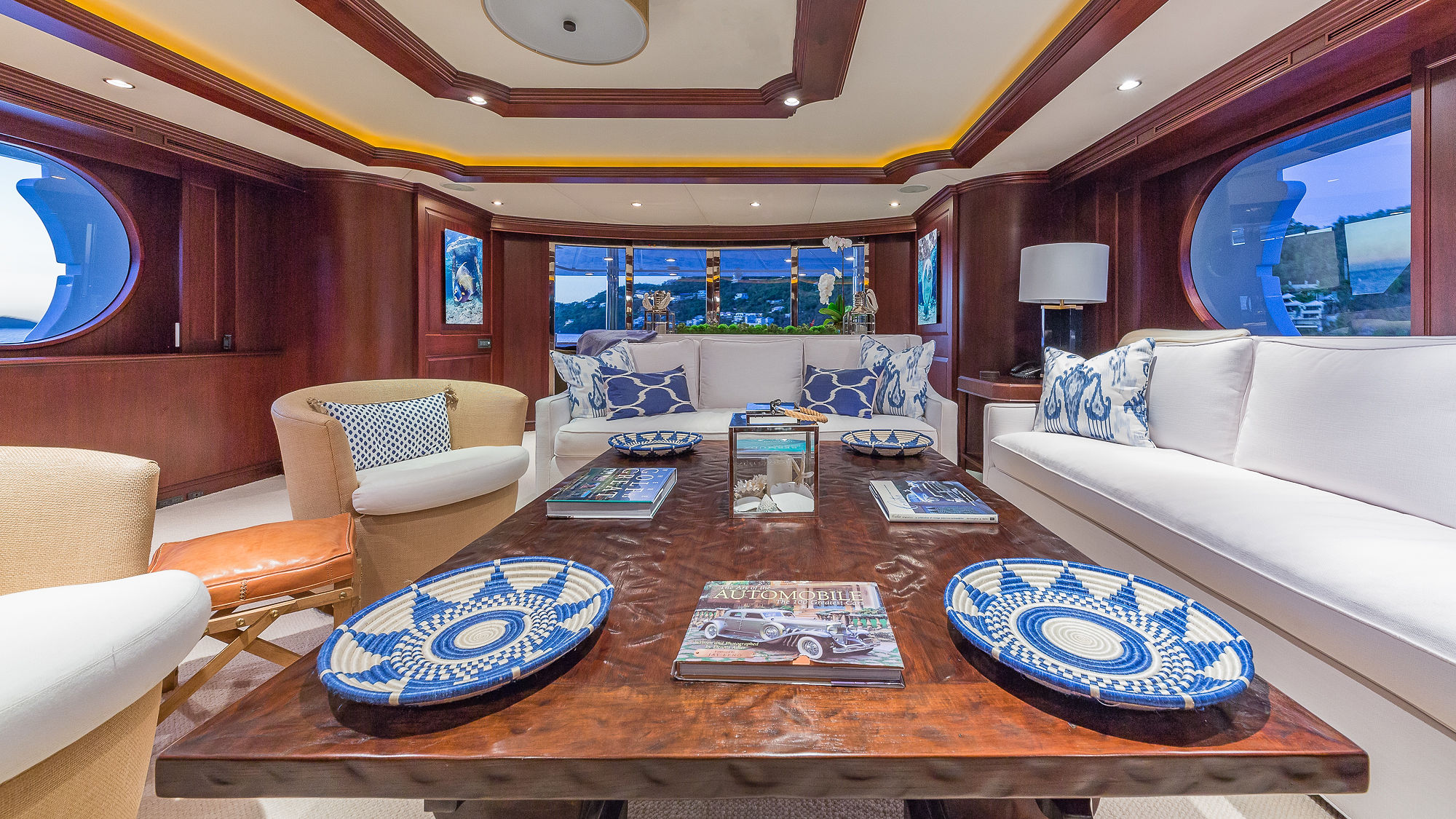 Aboard MAGIC a 130ft (39.63m) luxury motor yacht , built by NORTHERN MARINE in 2005