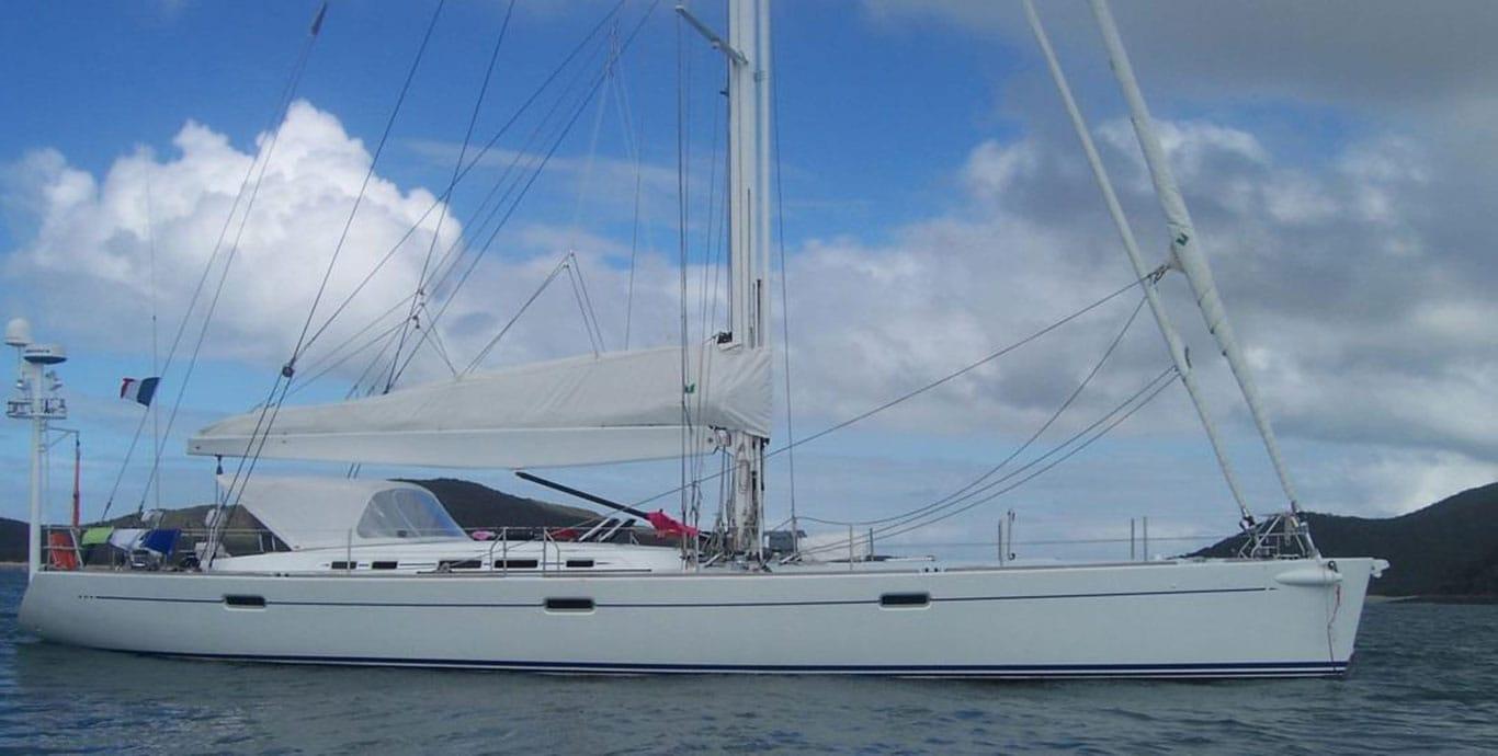 Aboard NEREIDE a 63ft (19.3m) luxury sailing yacht , built by TECHNIMARINE in 2005