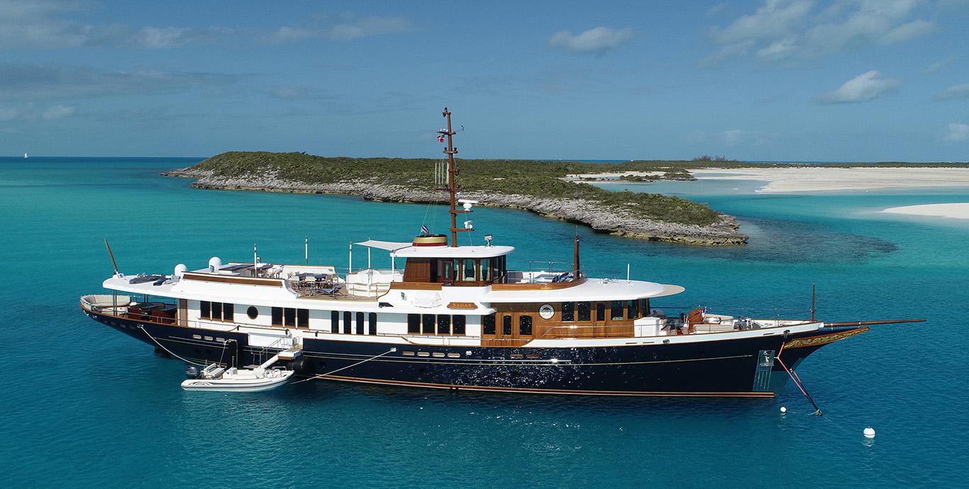 Aboard NADAN a 151ft (46.1m) luxury motor yacht , built by BURGER in 2009