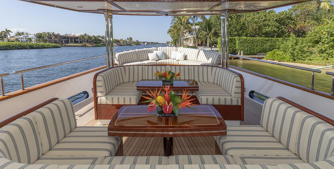 Aboard NADAN a 151ft (46.1m) luxury motor yacht , built by BURGER in 2009