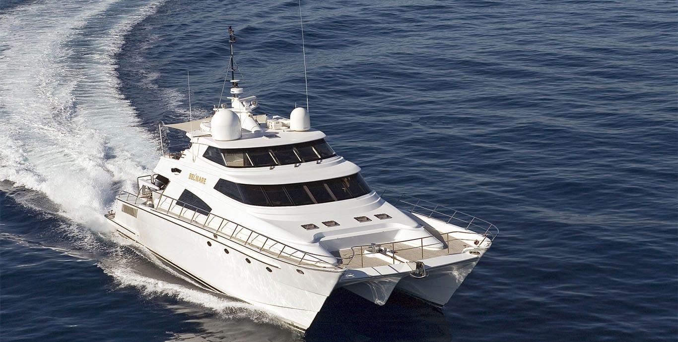 Aboard BEL MARE a 86ft (26.44m) luxury motor yacht , built by PACHOUD YACHTS in 2005
