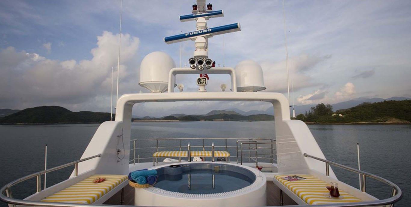 Aboard PRINCESS V a 108ft (32.99m) luxury motor yacht , built by KINGSHIP YACHT in 2007