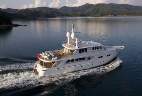 Aboard PRINCESS V a 108ft (32.99m) luxury motor yacht , built by KINGSHIP YACHT in 2007
