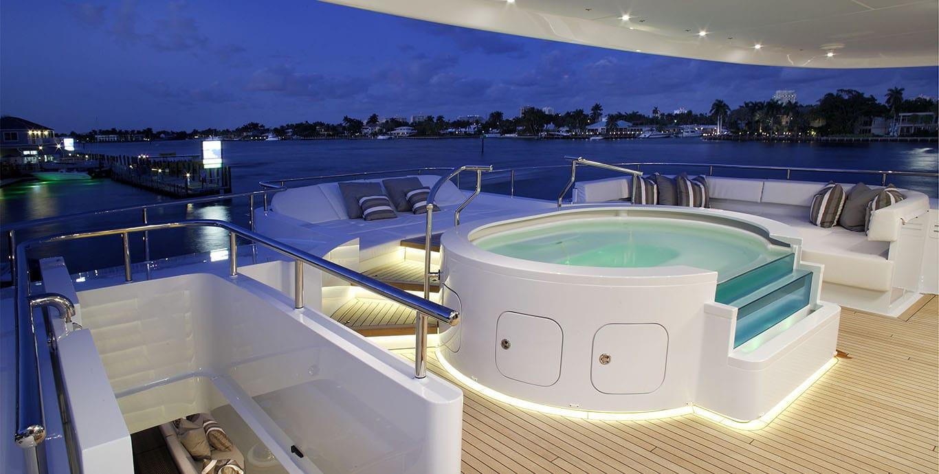 Aboard INCEPTION a 164ft (50m) luxury motor yacht , built by HEESEN in 2008
