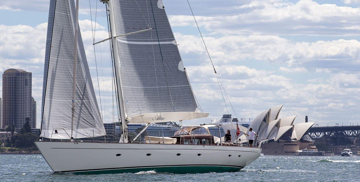 Aboard ATAO a ft (24.9m) luxury sailing yacht , built by JFA YACHTS in 2006