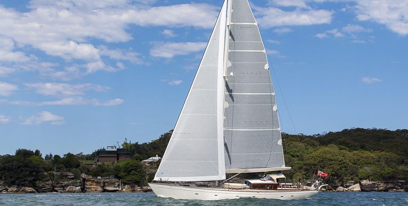Aboard ATAO a ft (24.9m) luxury sailing yacht , built by JFA YACHTS in 2006