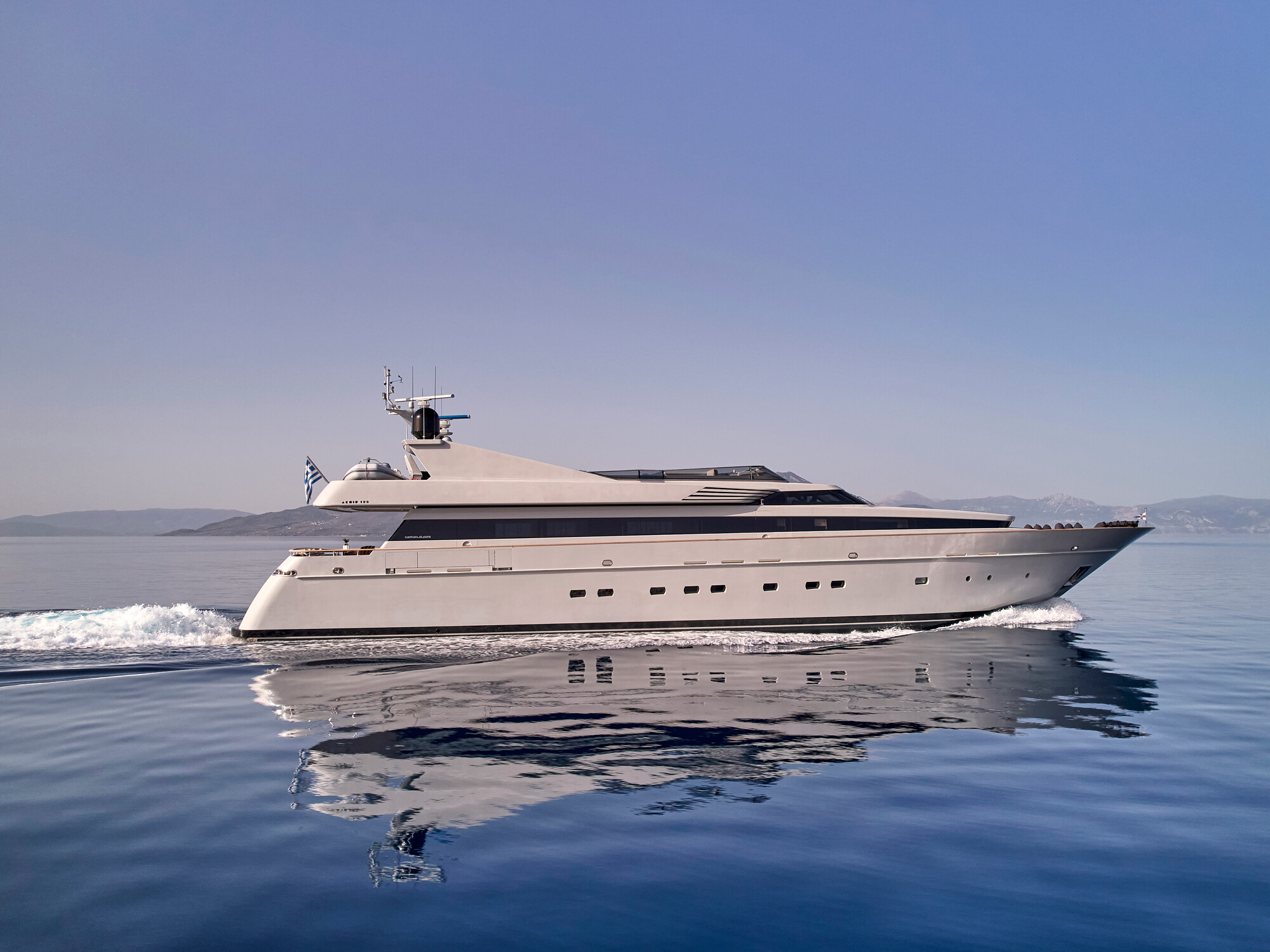 Aboard KINTARO a 125ft (38.1m) luxury motor yacht for Charter available with Fraser Yachts, built by CANTIERI DI PISA in 2005