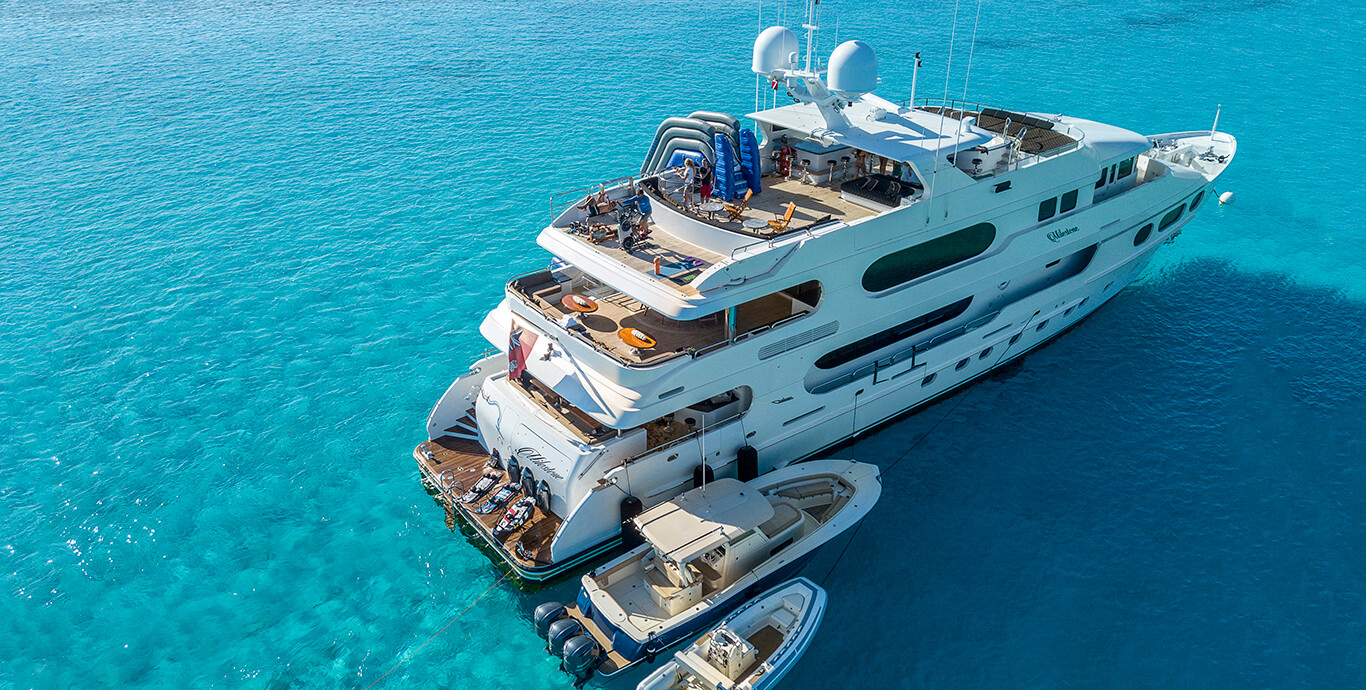 Aboard MILESTONE a 146ft (44.5m) luxury motor yacht , built by CHRISTENSEN in 2008