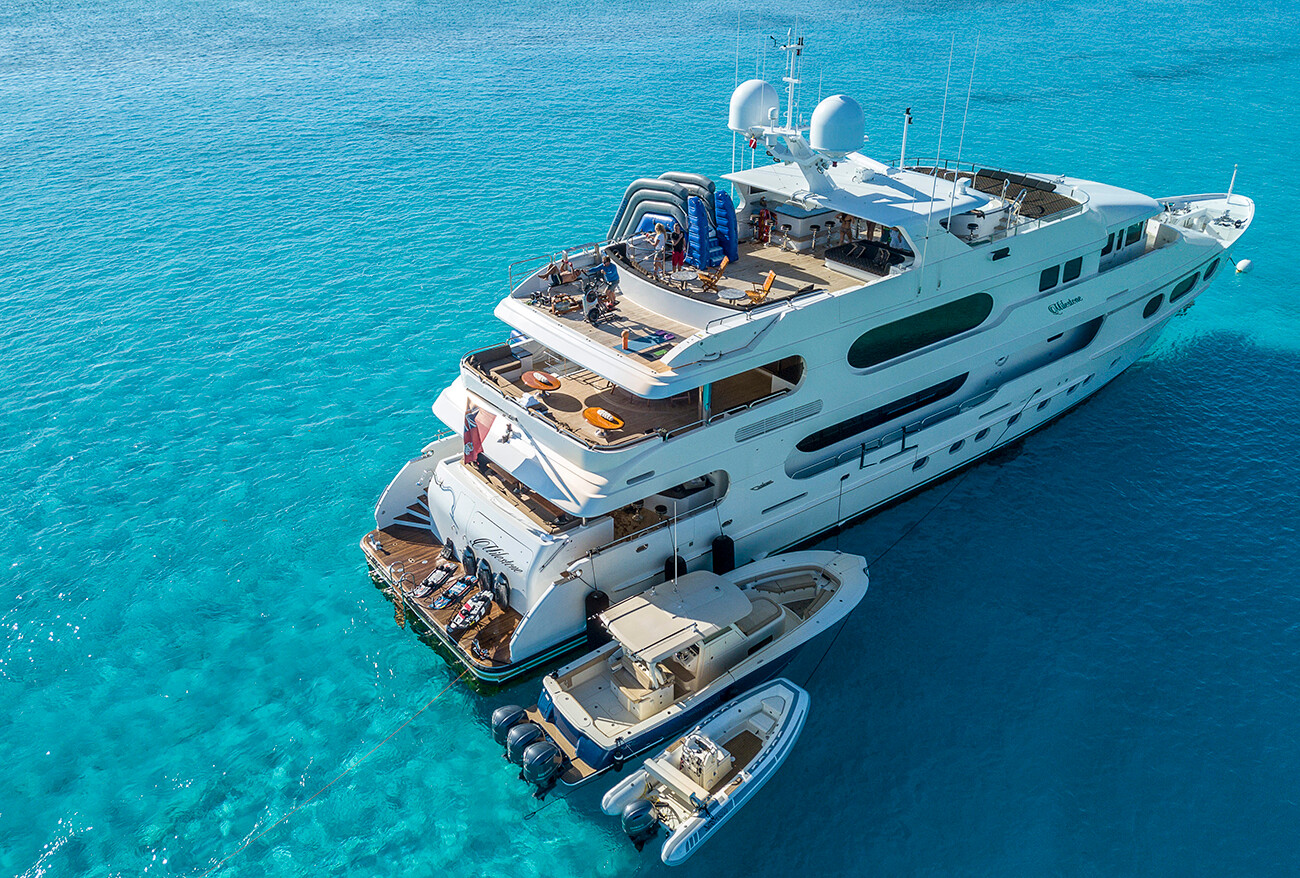 Aboard MILESTONE a 146ft (44.5m) luxury motor yacht , built by CHRISTENSEN in 2008