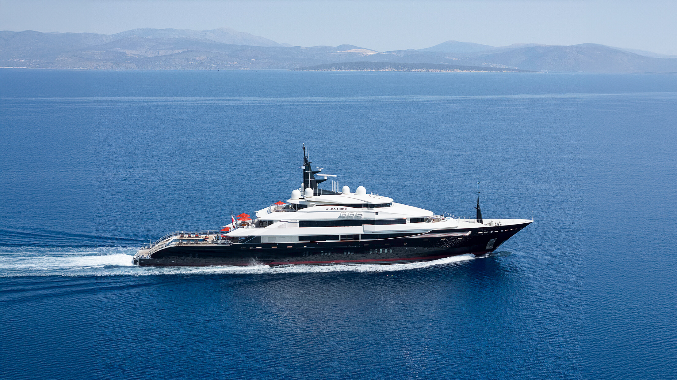 ALFA NERO motor yacht by Fraser Yachts, built by OCEANCO