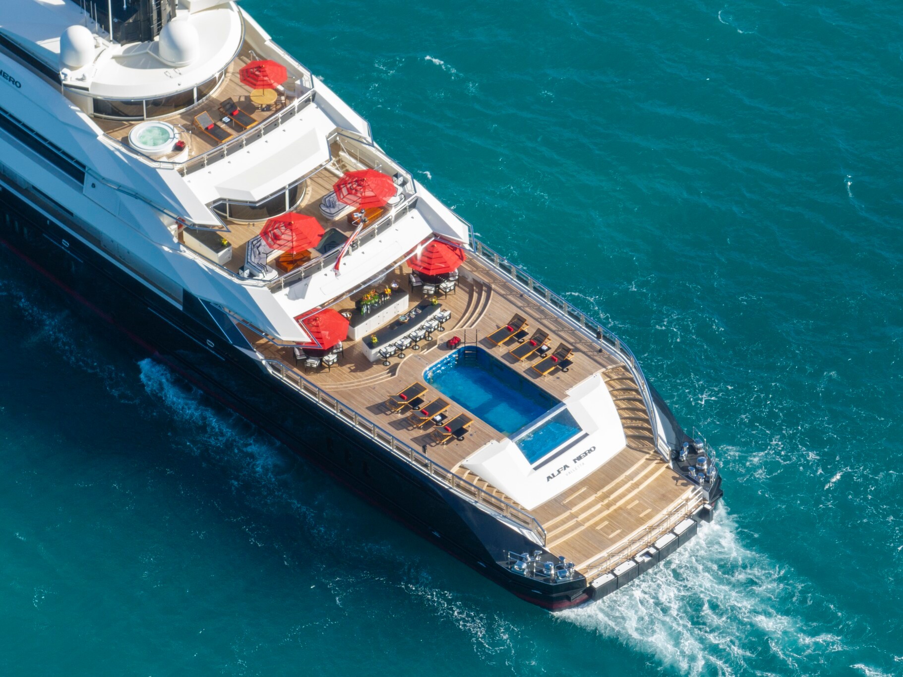 ALFA NERO motor yacht by Fraser Yachts, built by OCEANCO