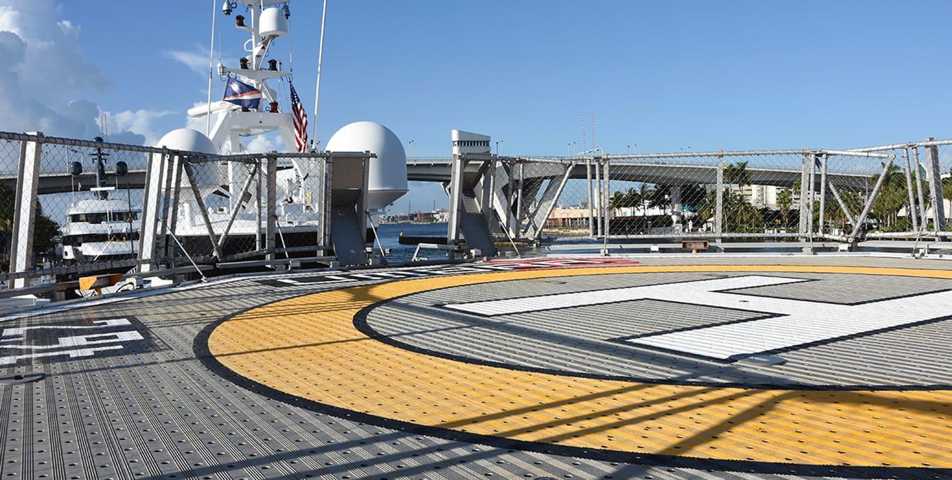 Aboard UMBRA a 177ft (54m) luxury motor yacht , built by DAMEN YACHTING in 2008