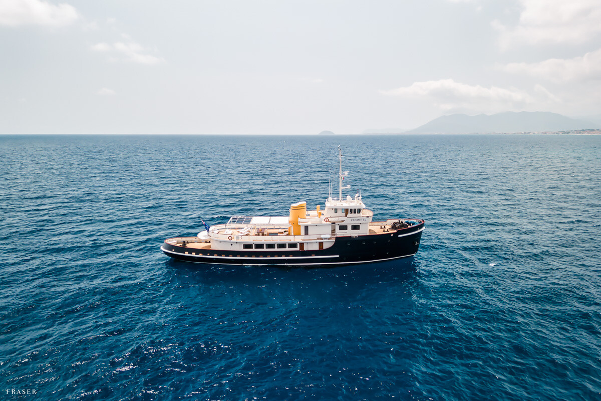 PROMETEJ motor yacht for sale by FRASER, built by Santierul Naval Galatz