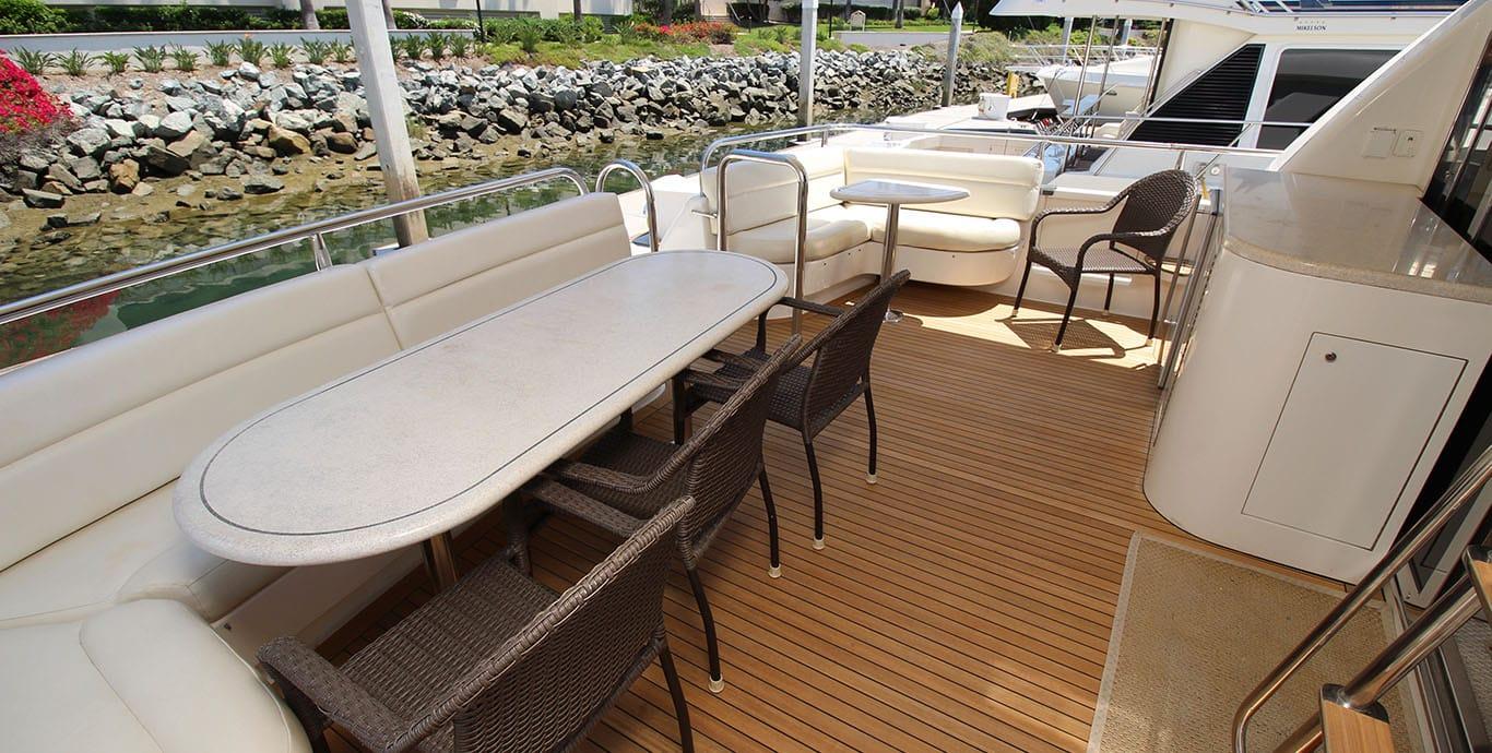 Aboard LIONFISH a 80ft (24.38m) luxury motor yacht , built by LAZZARA in 2001