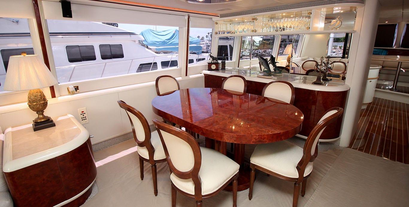 Aboard LIONFISH a 80ft (24.38m) luxury motor yacht , built by LAZZARA in 2001