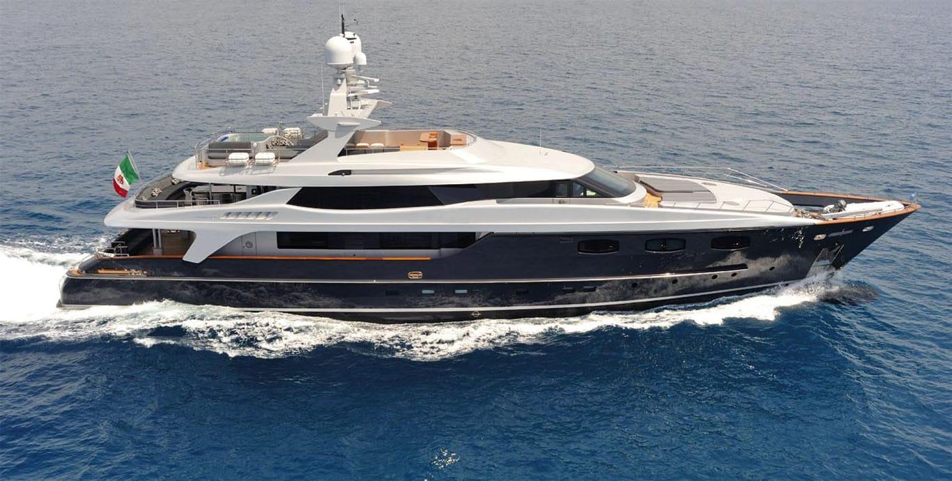 Aboard TIAMAT a 140ft (42.75m) luxury motor yacht , built by BAGLIETTO in 2009